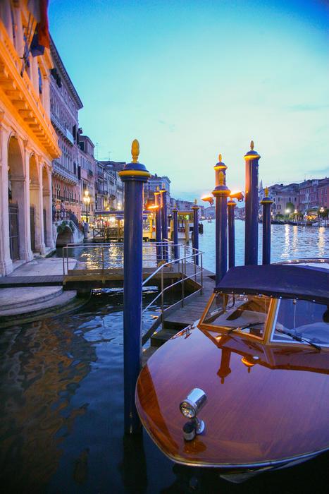 Boat in Venice in Italy