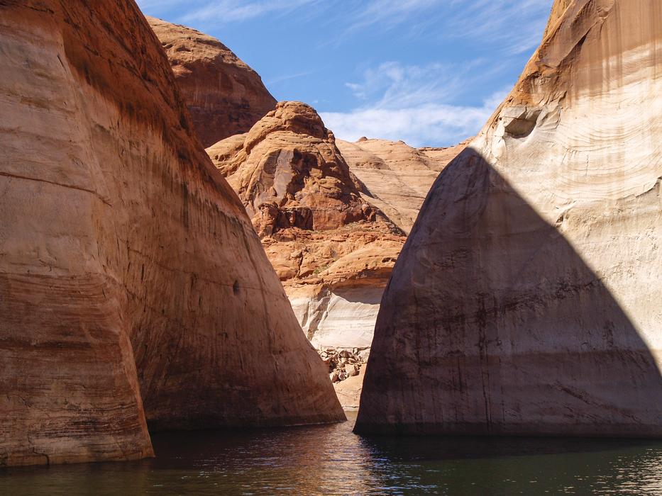 Sandy Mountains and Lake Powell, USA