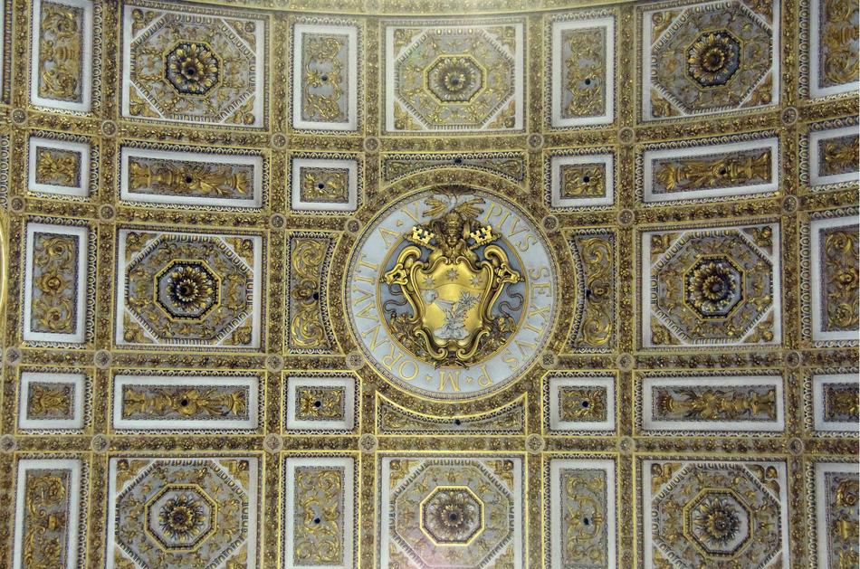 decorative elements in the architecture of the Vatican