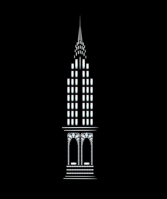 illustration background design tower