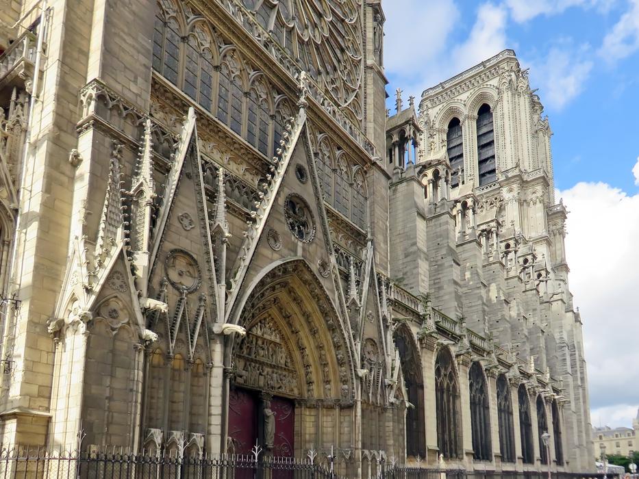 Notre-Dame North Side in Paris