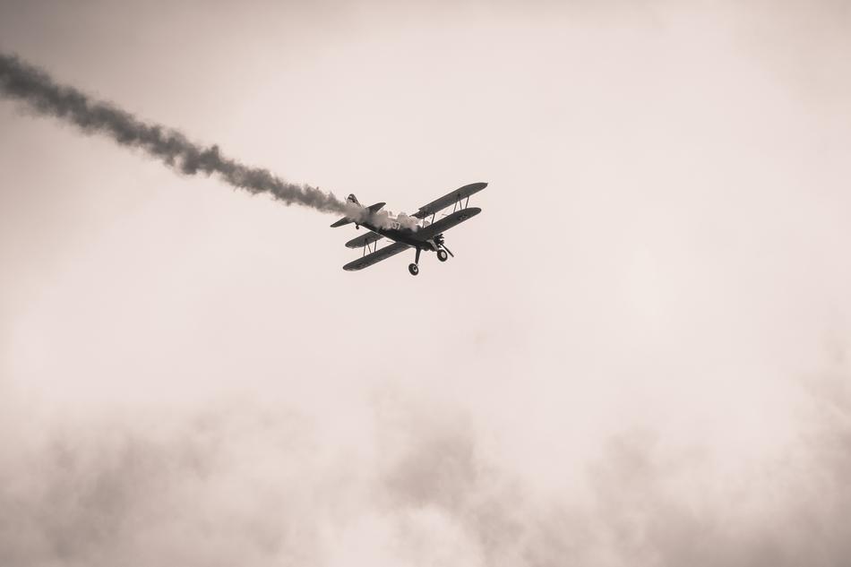 Boeing Stearman Pt-13D dark sky