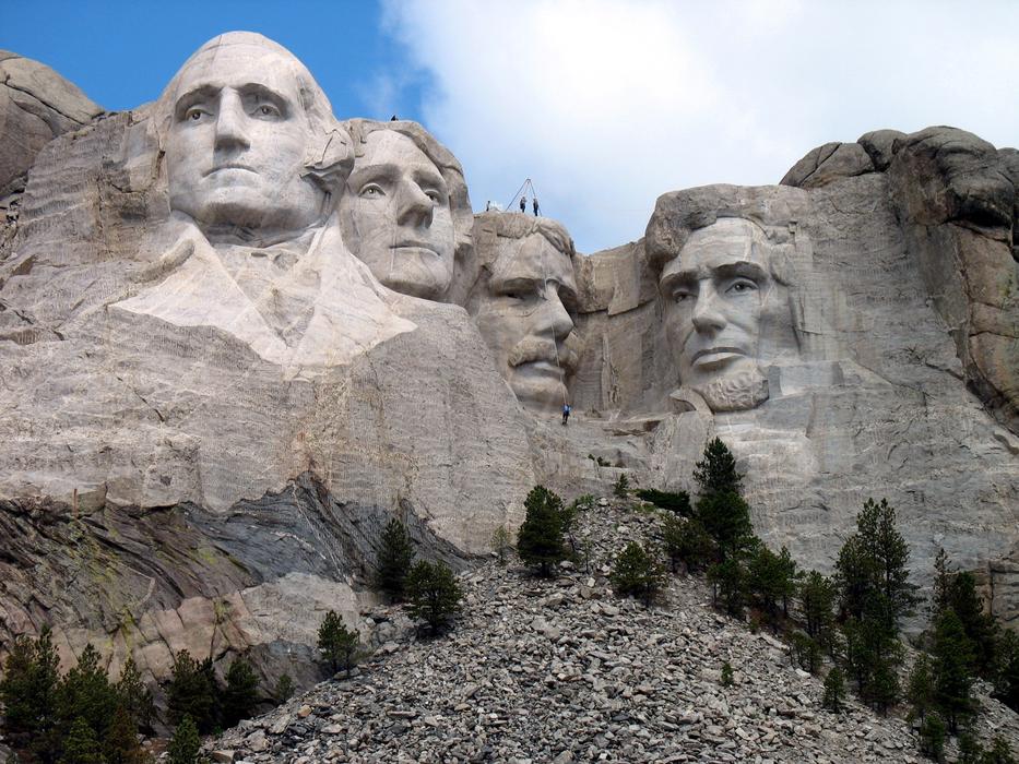 Mount Rushmore Maintenance face