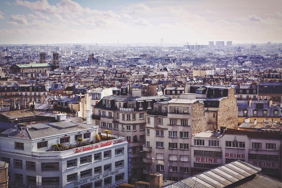 Cityscape of France Buildings