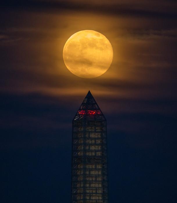 Supermoon Full and Perigee tower