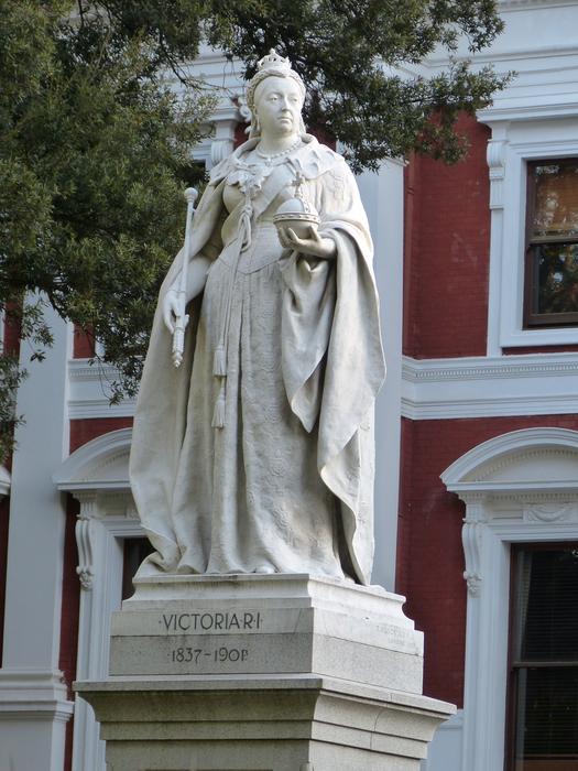 monument to the queen in Cape Town, South Africa