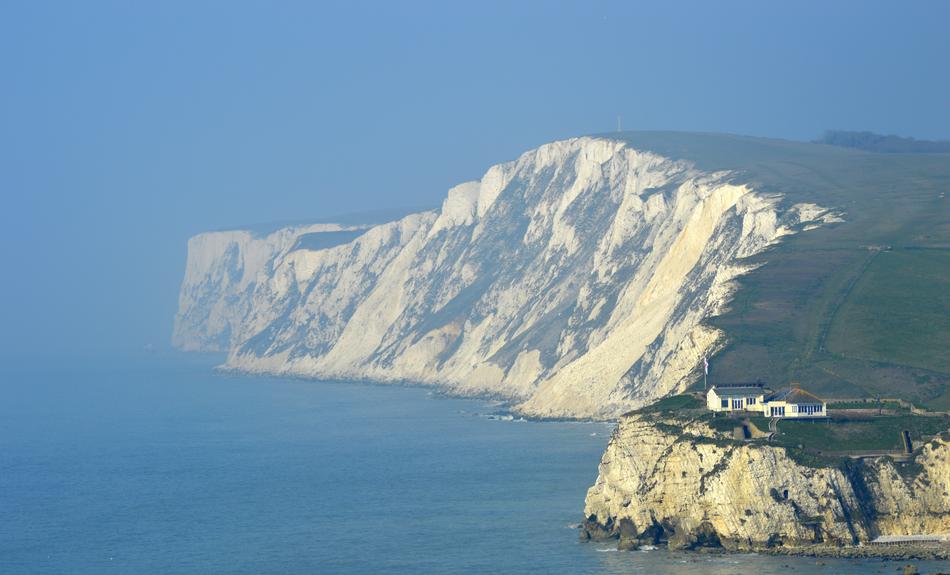 Isle Of Wight Cliff and Sea