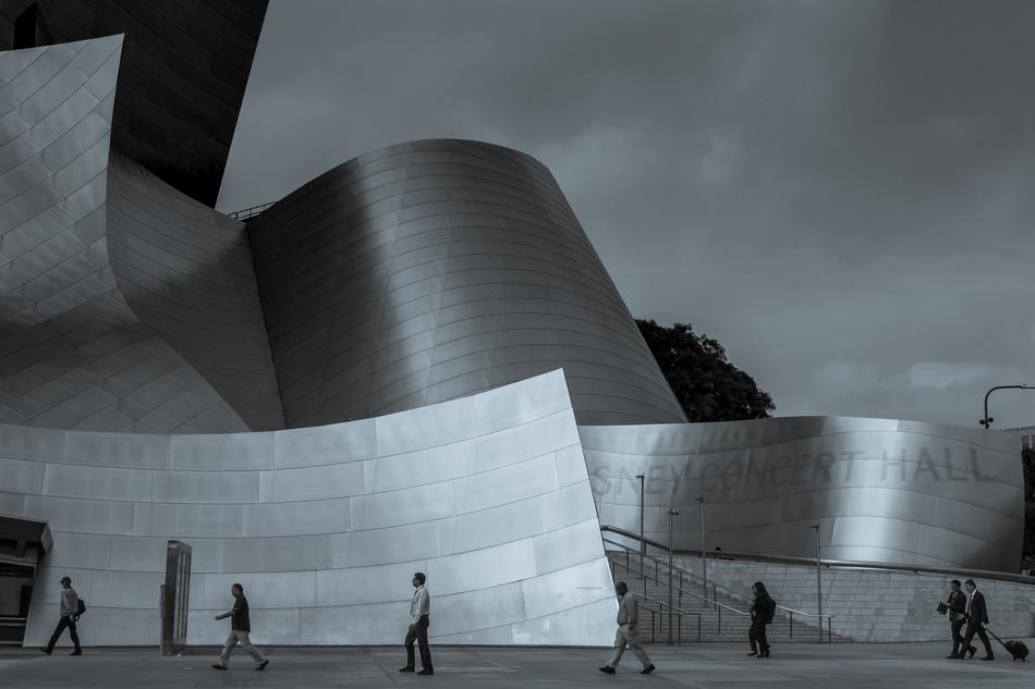 disney concert hall Building design