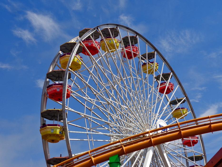 ferris wheel in Santa Monica