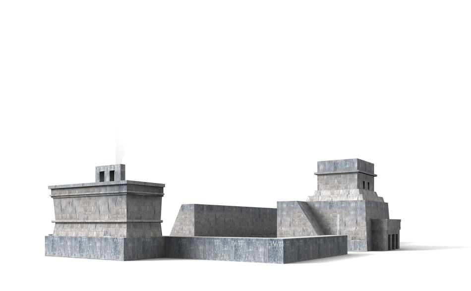 pyramid mexico architecture how rendering