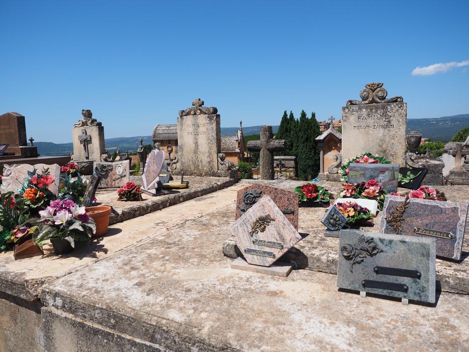 old cemetery on a sunny day