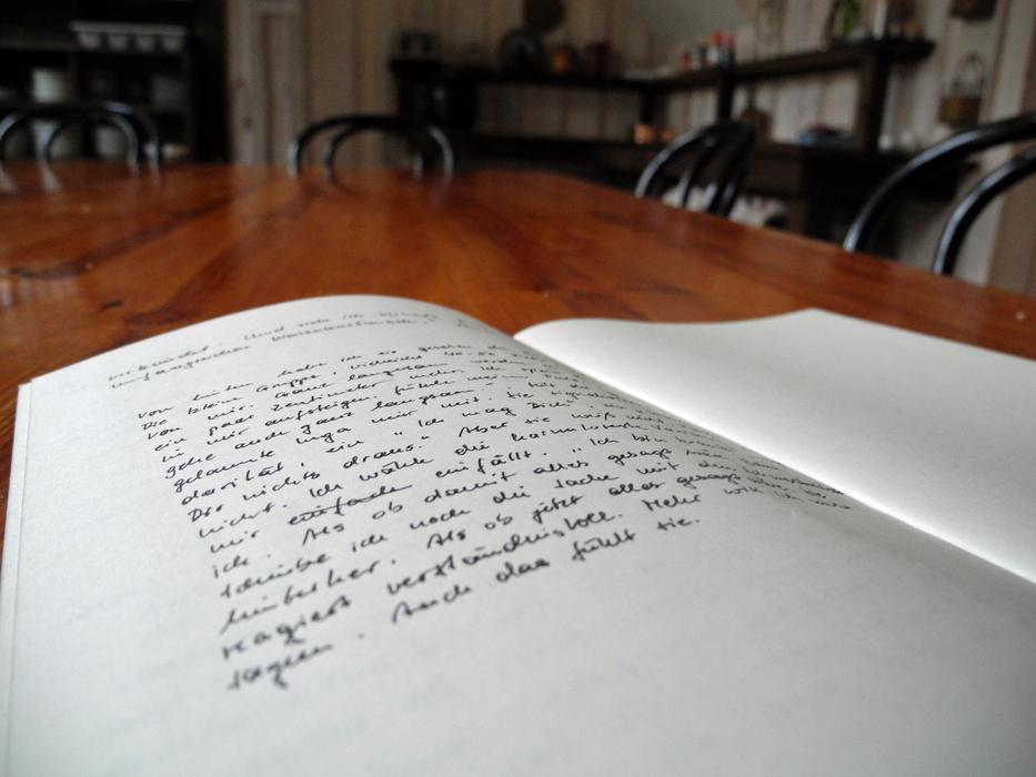 notepad with written text