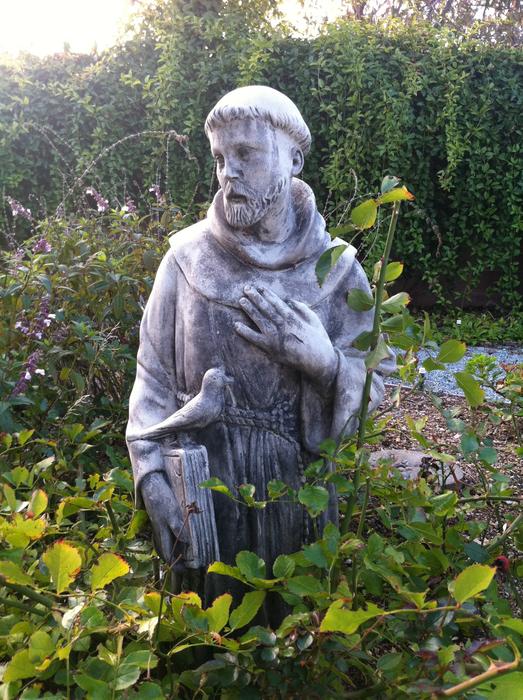 Saints St Statue in Garden