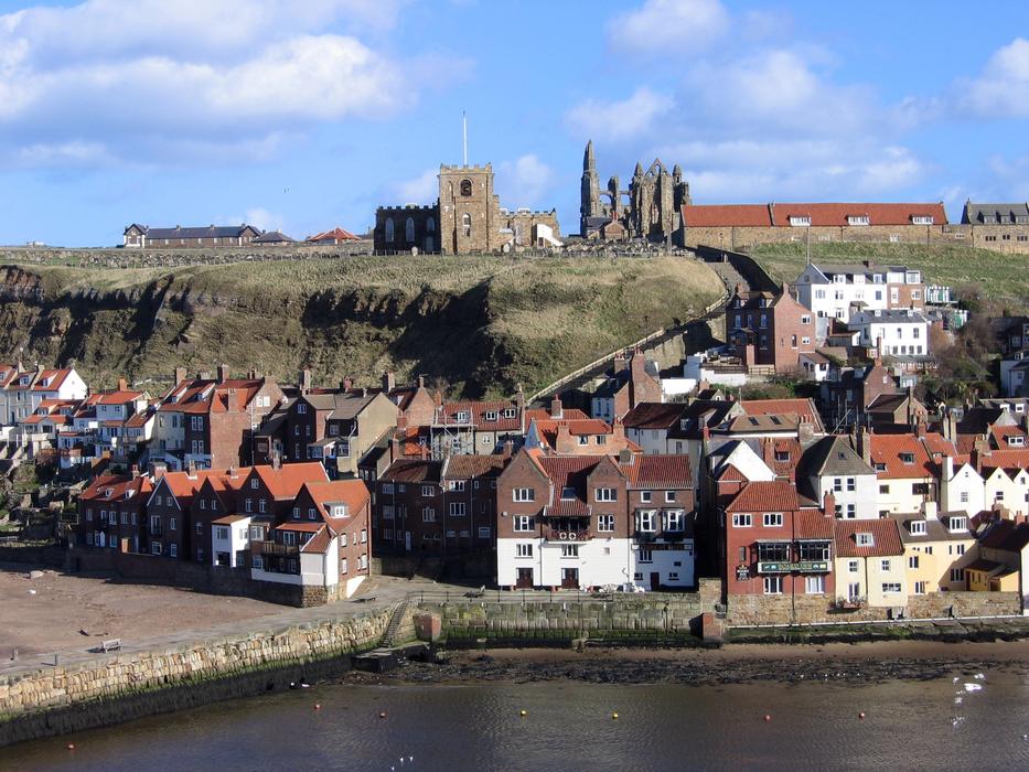 Whitby Abbey town