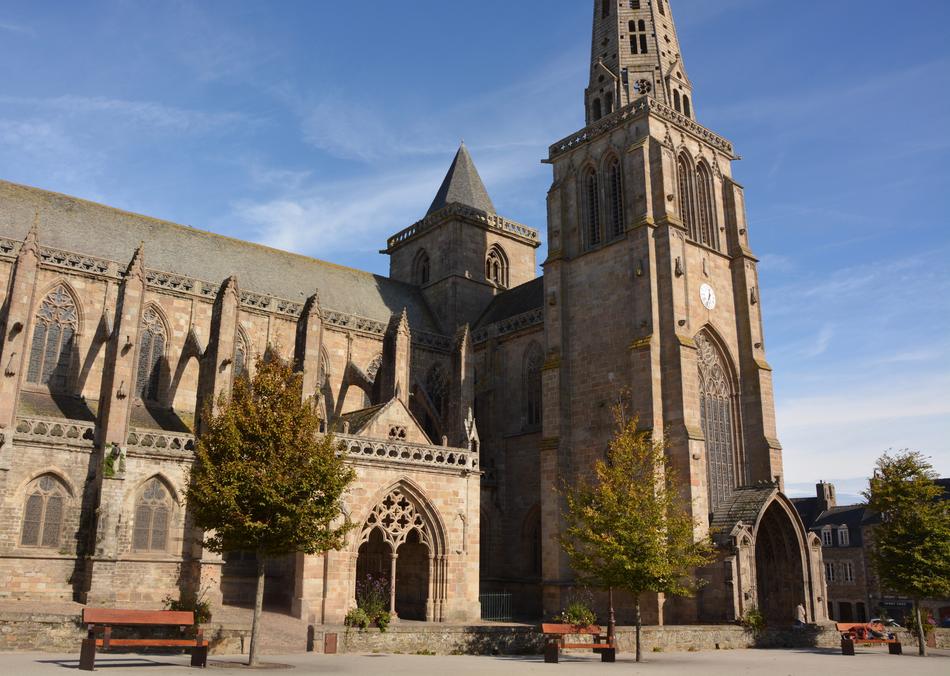 Cathedral of Saint Tudval in Treguieu, France
