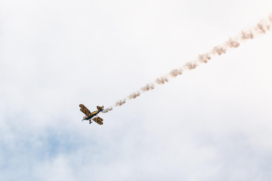 Aerotek Pitts Aircraft Flying show