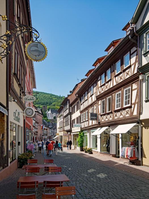 ancient architecture in Miltenberg, Germany