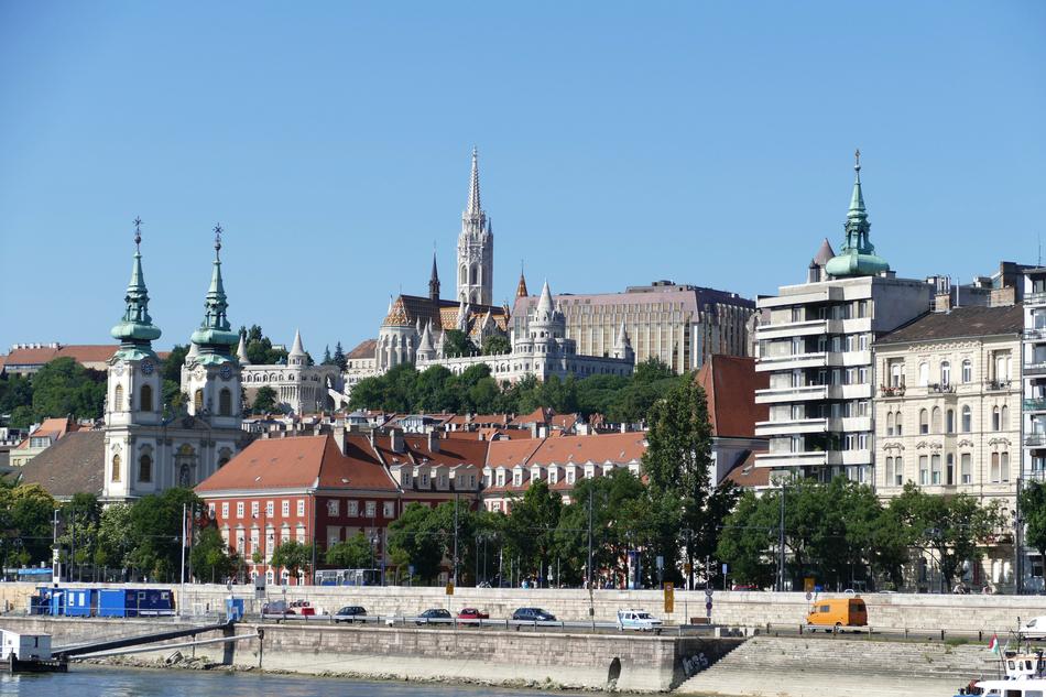 view of budapest on a clear sunny day