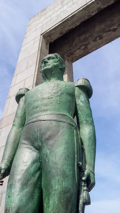 De Panne Leopold I King statue