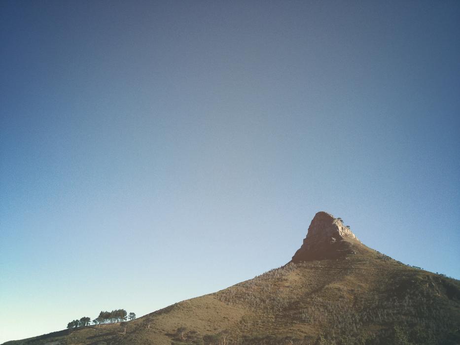 Beautiful and colorful cinder cone mountain in Arizona, USA