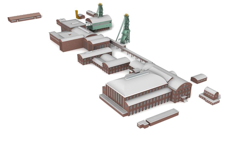bill ahlen architecture building as a 3d model