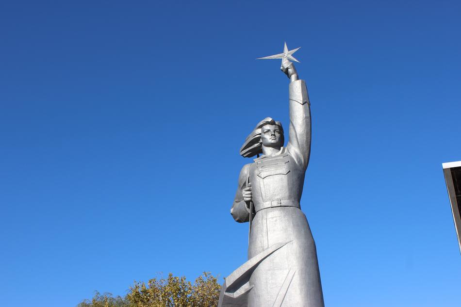 monument with a star in Krasnodar