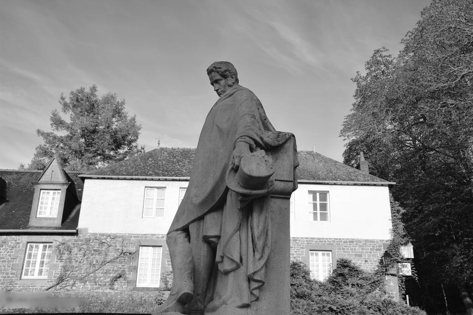 stone sculpture at Chateaubriant