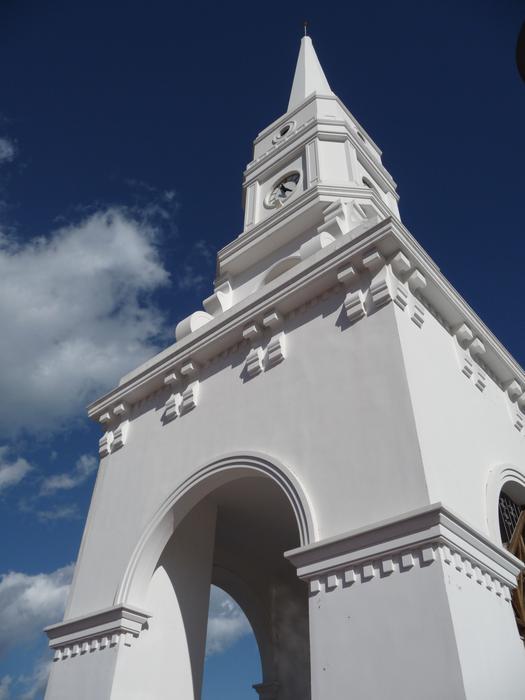 white Clock Tower Landmark