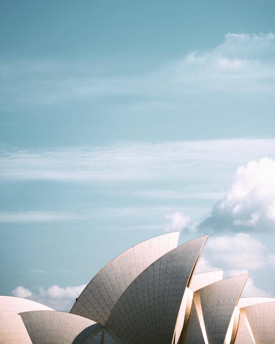 Clouds Sky and Roof of opera