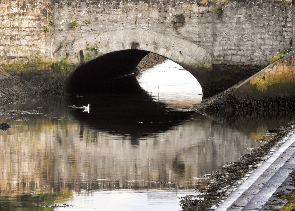 urban bridge over the canal