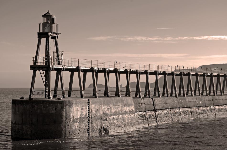 Whitby Lighthouses Town