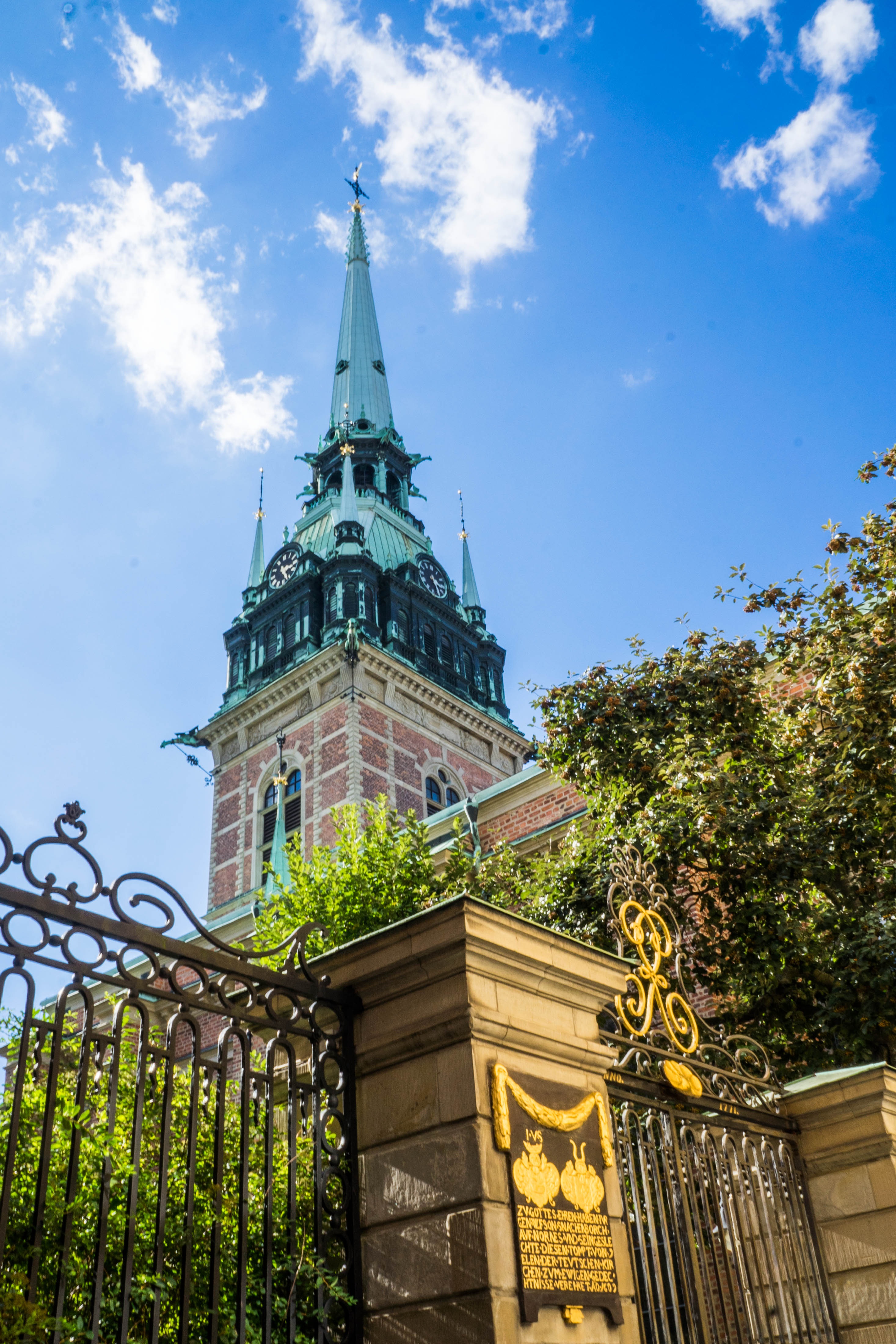 Stockholm Church Tower Sweden Free Image Download