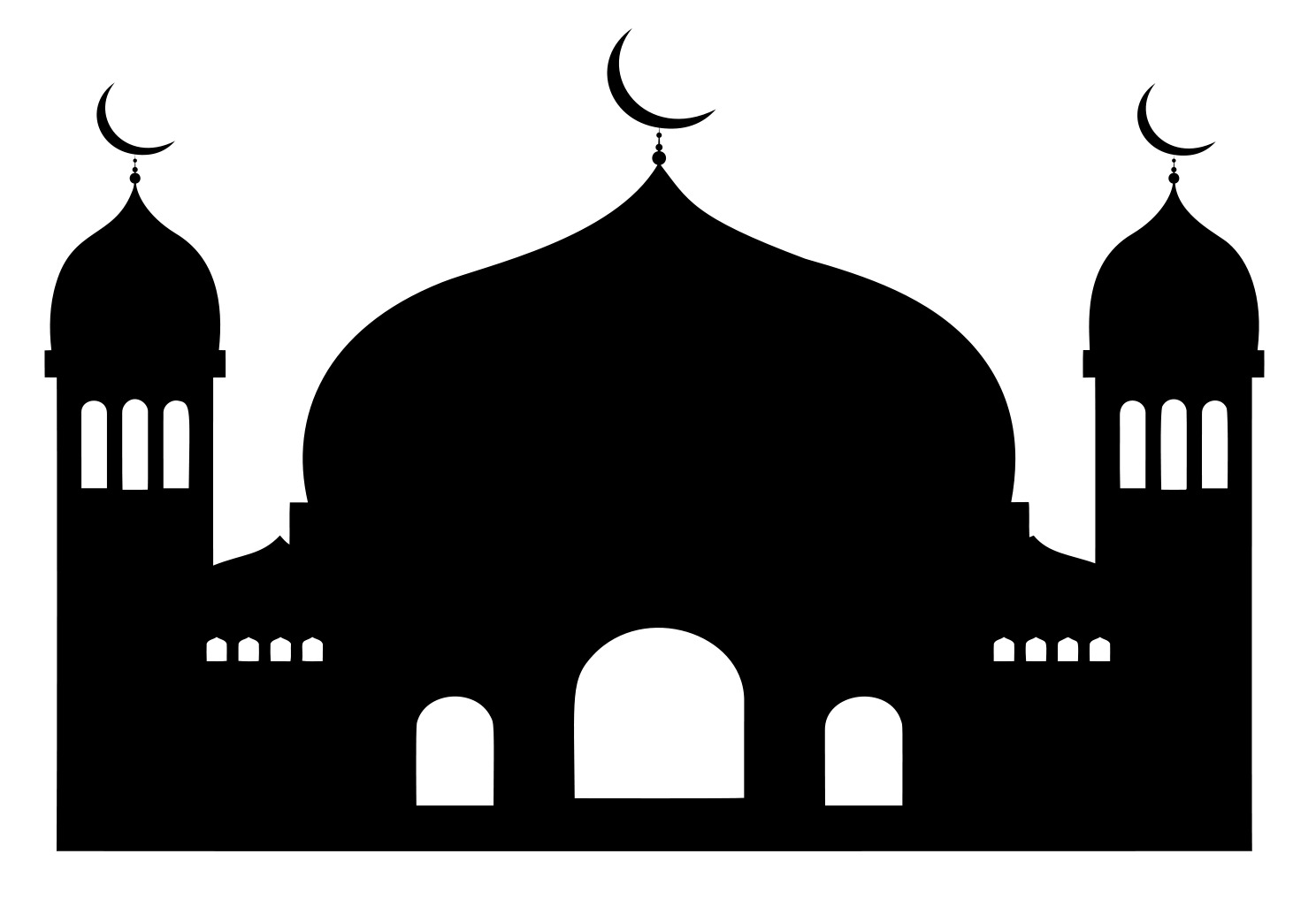Минарет мечети вектор