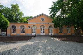 Entrance to the museum building