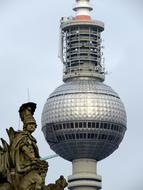 Tv Tower Alexanderplatz statue