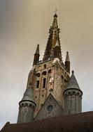 Bruges Belgium Buildings Middle