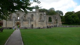 England Glastonbury Abbey Somerset