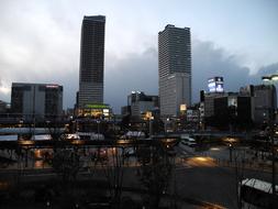 Gifu Station Sunset