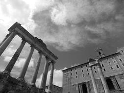 Forum Romanum in Rome Italy