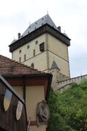 Castle Karlstejn Wall The Walls Of