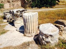 ancient Columnar Stones Ruins