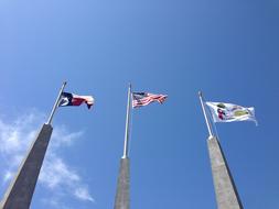 Texas Flag American Blue Sky