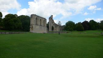 England Glastonbury Abbey Somerset