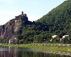 scenic Historic Castle Architecture