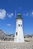 Lighthouse Sea Ocean