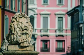 Monza Lion Statue