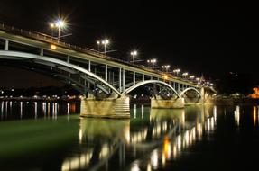 Night Bridge River