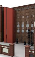 duisburg architecture 3d model