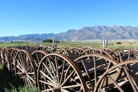 Rustic Wagon Wheels