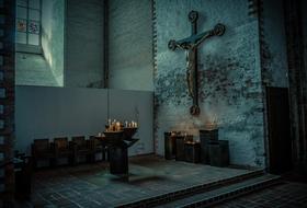 Chapel Interior with the candles